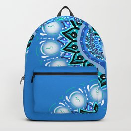 Blue mandala Backpack