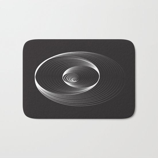 Black Hole - Small Bath Mat