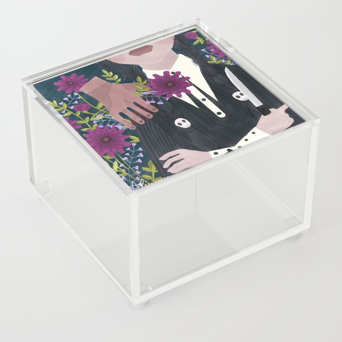 Wednesday and her thing Acrylic Box