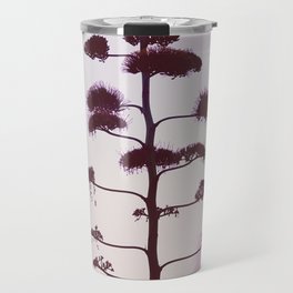 Century plant and pink sky | Agave tree in Canarias Travel Mug