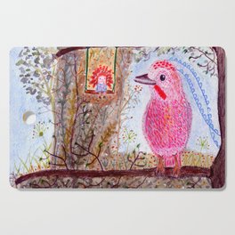 The chirping bird and the fairy breeze Cutting Board