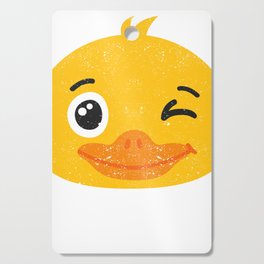 Halloween Duck Face Costume Animals Cute Cutting Board