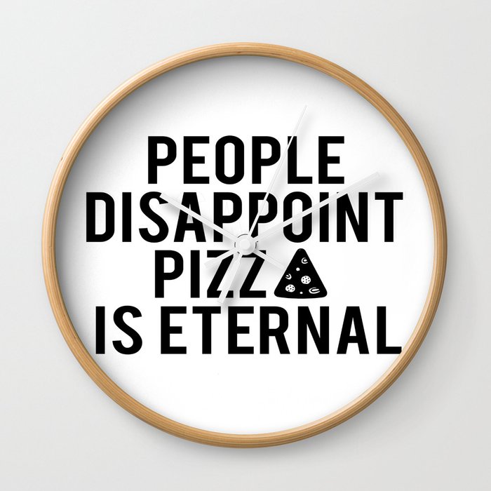 Party Decor People Disappoint Is Eternal Svg Art Sarcasm E Funny Print Wall Clock By Typohouse Society6 - Funny Wall Clocks Uk
