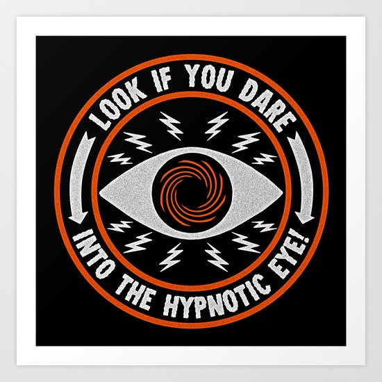 Hypnotic Eye Art Print
