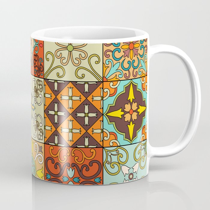 Vintage mosaic talavera ornament Coffee Mug