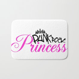Punk rock princess Bath Mat