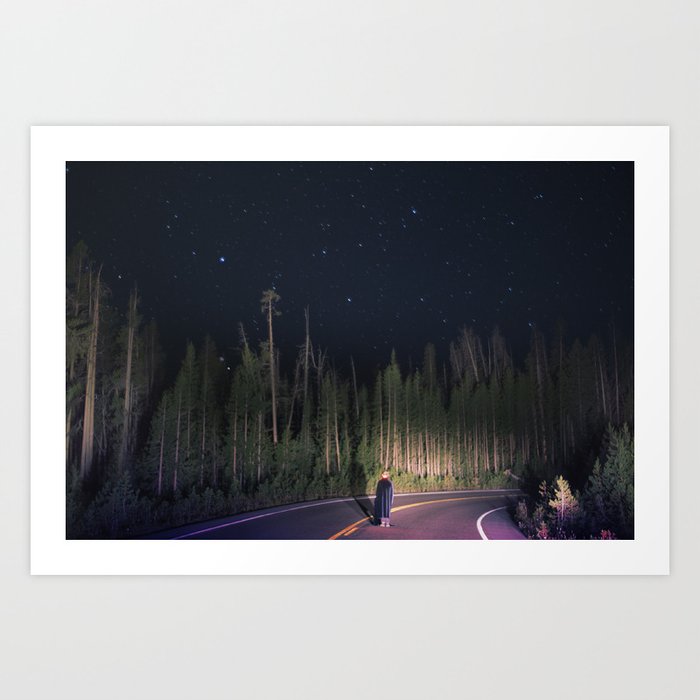 night drive Art Print