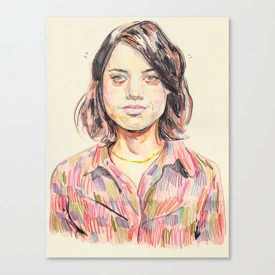 april Canvas Print