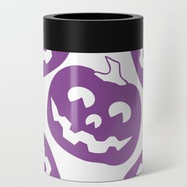 Seamless Pattern Silhouette Halloween Grimace Horror 05 Can Cooler