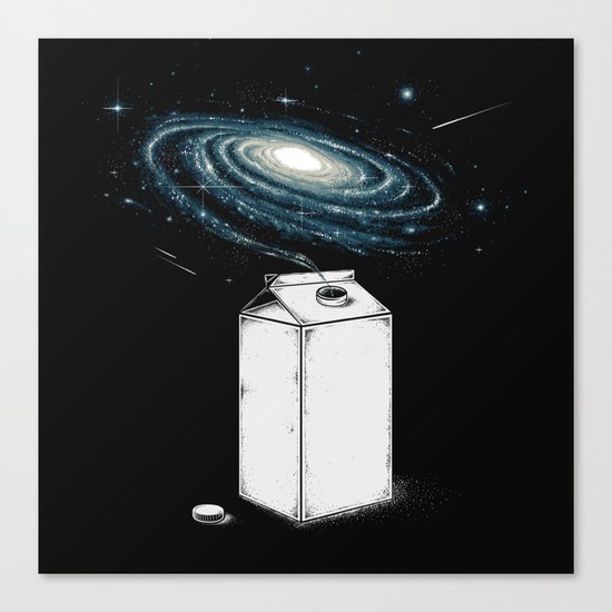 Milky Galaxy Canvas Print