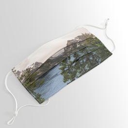 Grand Teton Wanderlust Lake Adventure - Nature Photography Face Mask