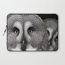 Great Grey Owls  Laptop Sleeve