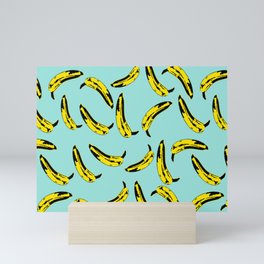 Banana grid  Mini Art Print