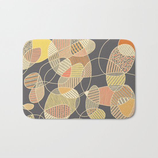 Tangled (grey version) Bath Mat