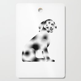 Dalmatian breed puppy dog ​​isolated on digital drawing Cutting Board