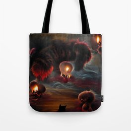 Trubble Aflame Tote Bag