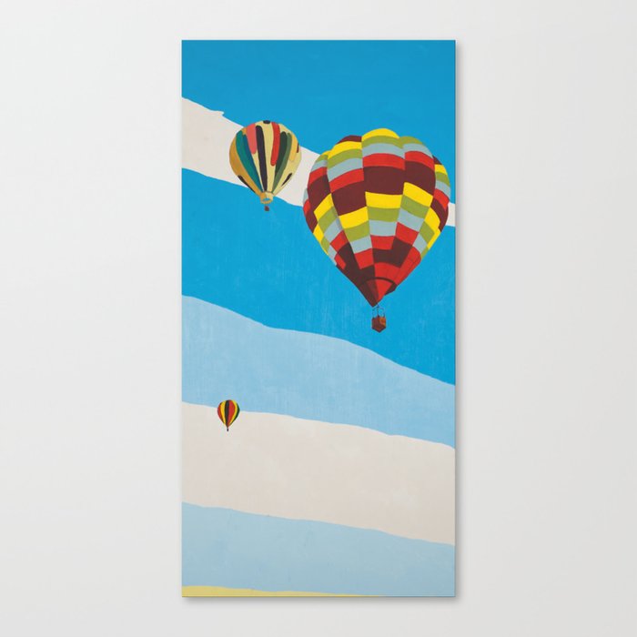 Three Hot Air Balloons Canvas Print