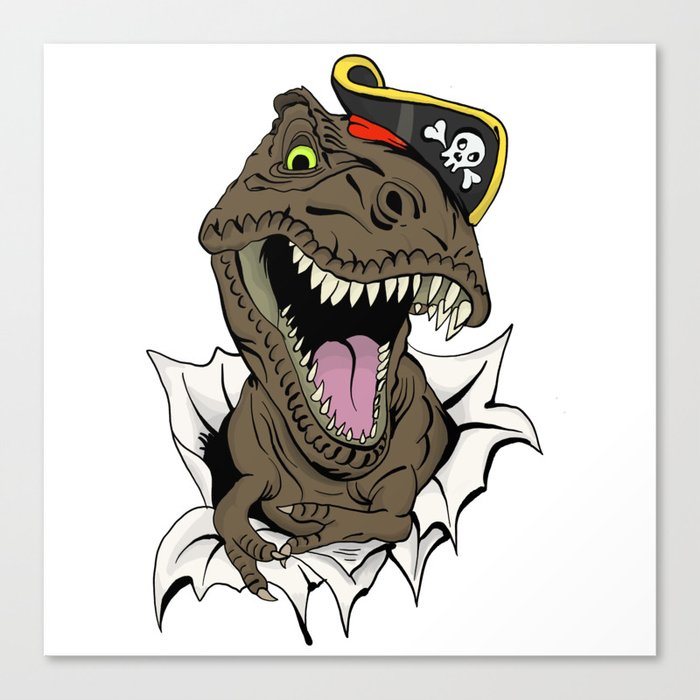 T-Rex - Imma Pirate Canvas Print