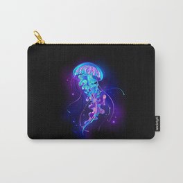 Large Glowing Jellyfish Carry-All Pouch