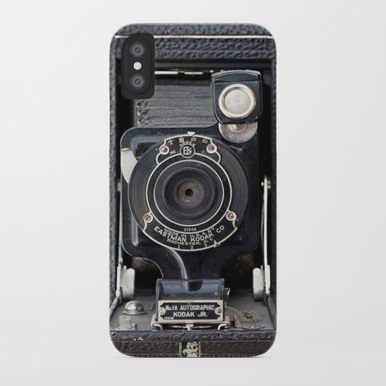Vintage Autographic Kodak Jr. Camera iPhone Case