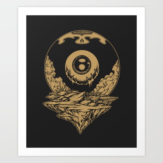 BEHOLD THE EYE Art Print