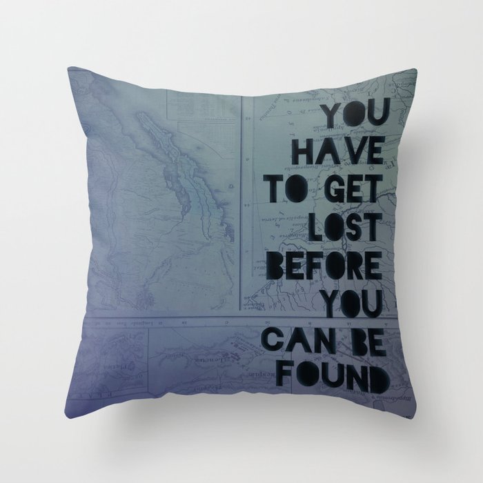 Lost and Found Throw Pillow