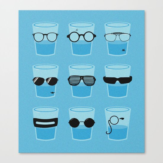 Glasses Canvas Print