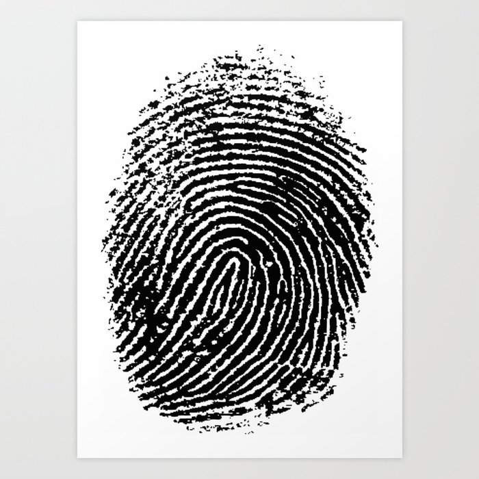 Fingerprint Art Print By Luigi92 Society6