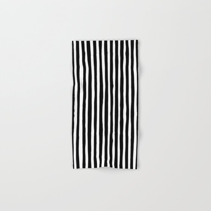 black and white striped bath towels