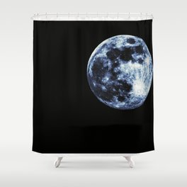 Blue Moon Shower Curtain