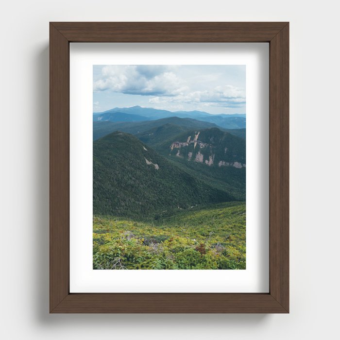 Summer and the White Mountains Recessed Framed Print