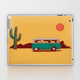 Desert Dachshund in Van with Saguaro Laptop & iPad Skin