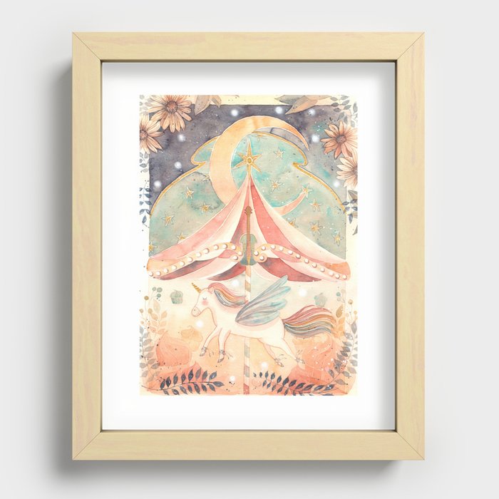 Unicorn Dream Recessed Framed Print