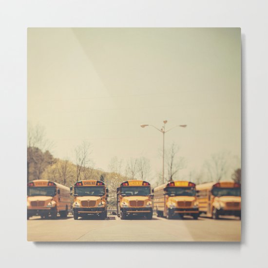School Days Metal Print