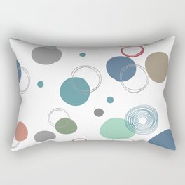 Circle pattern abstract Rectangular Pillow