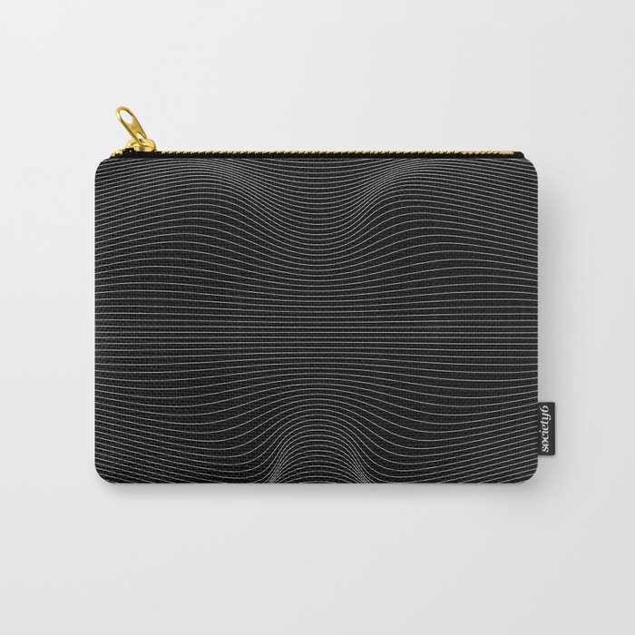 Line Waves DIGITAL WARP Carry-All Pouch