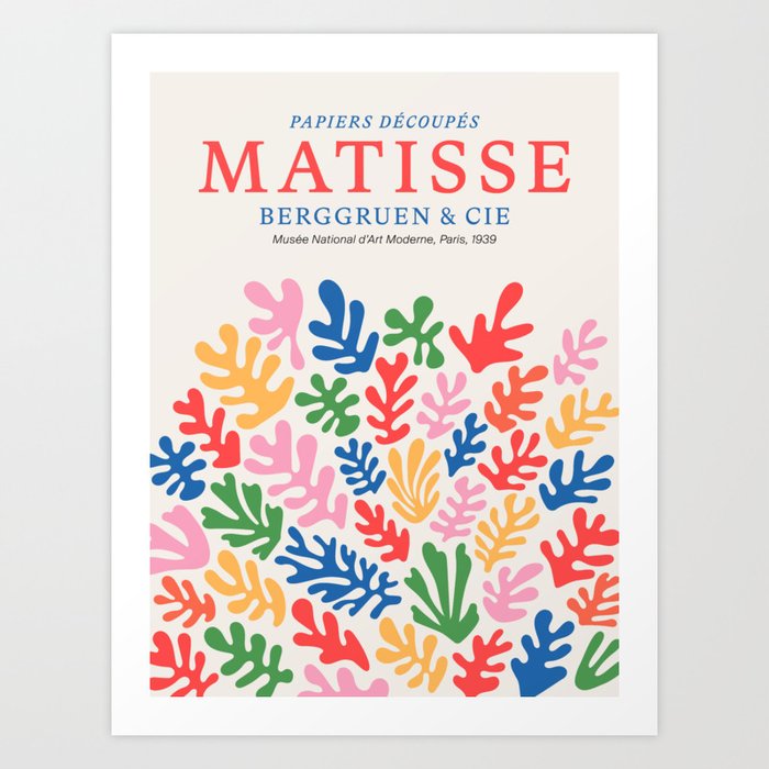 Matisse Paper Collage I Art Print