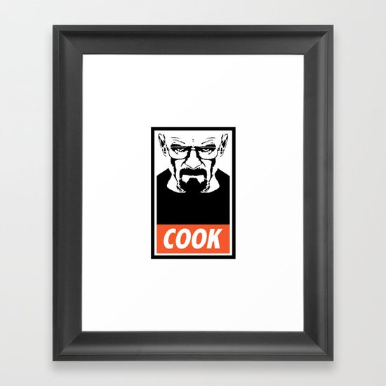 Heisenberg the Cook Framed Art Print