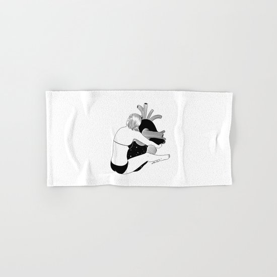 Heavy Heart Hand & Bath Towel