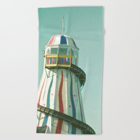 Summer Slide Beach Towel