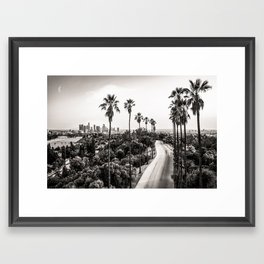 Los Angeles Black and White Framed Art Print | Landscape Outdoor, Travel Photography, Traveller, Nature Photo, Bed Bath Living Vibe, College Outdoors, City Skyline, Grey, Black And White, Wonderful Places 