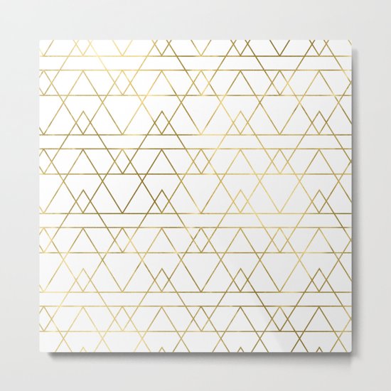 Modern Gold Metal Print