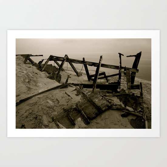 Light House Remains Art Print