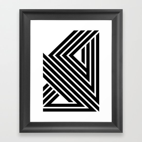 Starlines 01. Framed Art Print