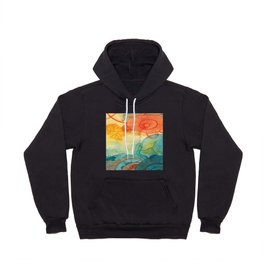Underwater World in Gold and Teal Hoody