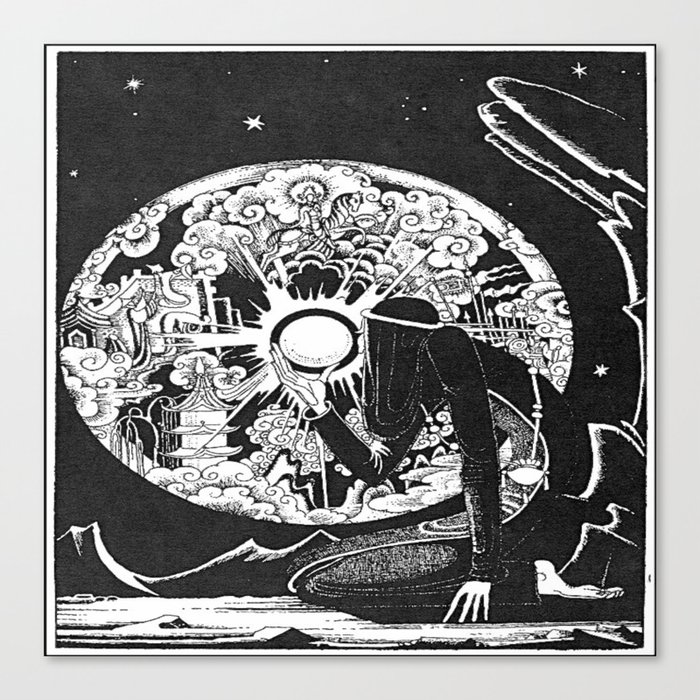 “The Seer” by Kay Nielsen (1912) Canvas Print