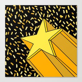 Party Star Canvas Print