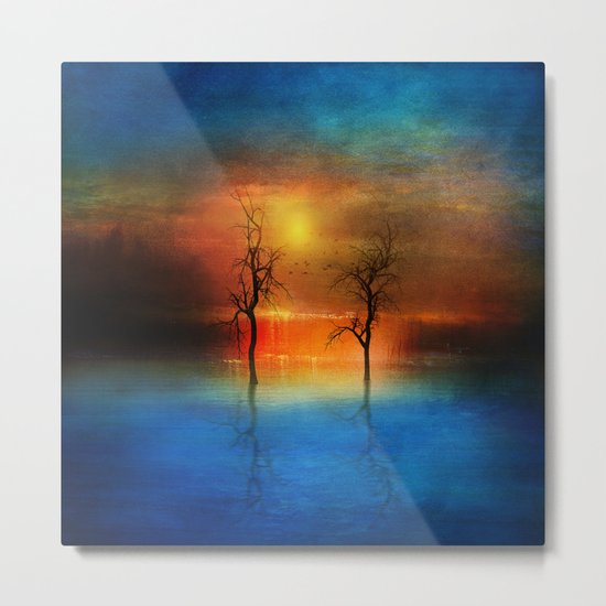 waterfall of light Metal Print
