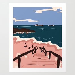 Ocean Blues  Art Print