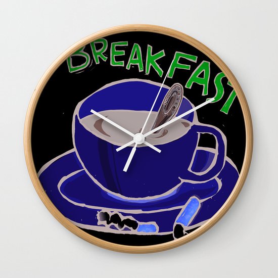 BREAKFAST Wall Clock